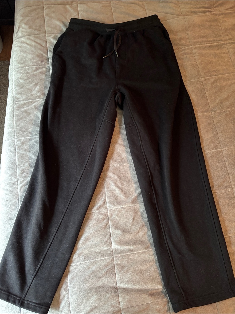 Men's Black Drawstring Sweatpants